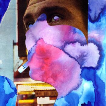 Collages titled "Les Mondes de Jarzy…" by Smith Smith, Original Artwork, Collages
