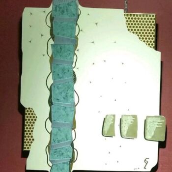 Painting titled "Fracture" by Guy Laffont, Original Artwork, Aluminium