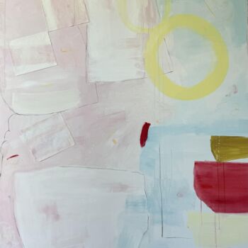 Painting titled "Espérance" by Diana Barrault, Original Artwork, Acrylic