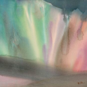 Painting titled "Impression of Tibet…" by Hongfeng Guo, Original Artwork, Acrylic