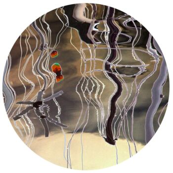 Textile Art titled "Reflets marins Norm…" by Daniel Gautier, Original Artwork, Textile fiber