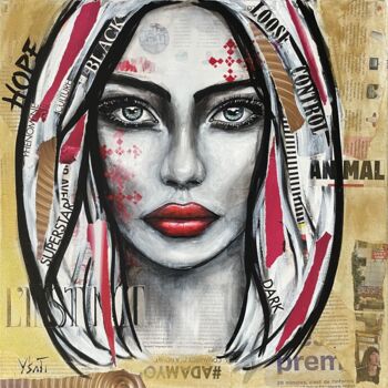 Painting titled "Heidi" by Ysati, Original Artwork, Acrylic