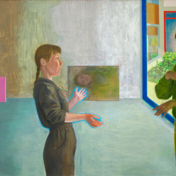 Painting titled "L’énonciation ou id…" by Marion Bataillard, Original Artwork