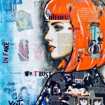 Peinture intitulée "Cléo" par Ysati, Œuvre d'art originale, Acrylique