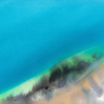 Painting titled "Impression of Tibet…" by Hongfeng Guo, Original Artwork, Acrylic