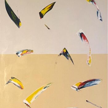 Painting titled "Alba I" by Hugo Morata, Original Artwork, Acrylic