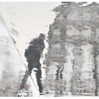 Photography titled "L'homme qui marche" by Bernard Gassiat, Original Artwork, Paper