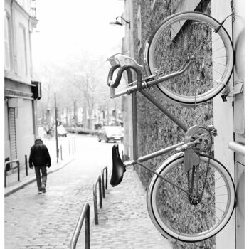 Photography titled "le vélo" by Bernard Gassiat, Original Artwork, Paper