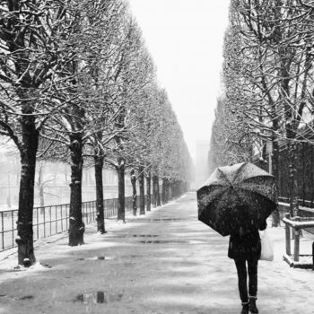 Photography titled "Neige" by Bernard Gassiat, Original Artwork, Paper