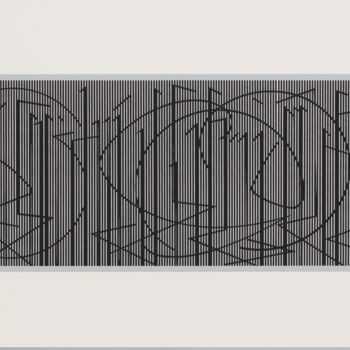 Printmaking titled "Ecriture C.F.D.T." by Jesús Rafael Soto, Original Artwork, Paper