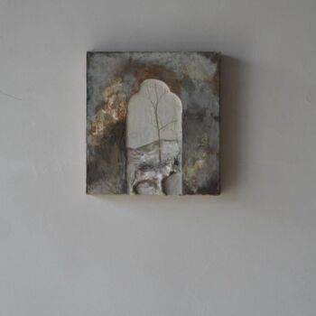 Textile Art titled "Stood the single li…" by Mobai Lin, Original Artwork, Acrylic