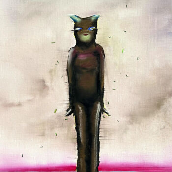 Painting titled "Figure 6" by Daijiro Hama, Original Artwork, Acrylic