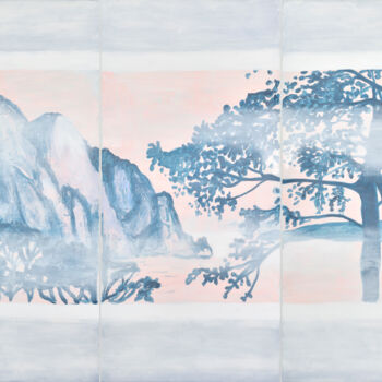 Peinture intitulée "De l'intérieur Vill…" par Vanessa Fanuele, Œuvre d'art originale, Huile