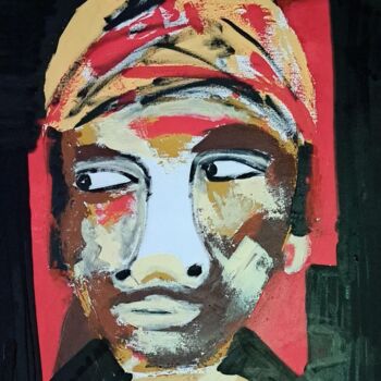 Peinture intitulée "Je te vois!" par Jean Marc Bramy, Œuvre d'art originale, Acrylique
