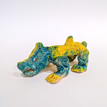 Sculpture intitulée "Girillo" par Jannes Van Arkel, Œuvre d'art originale, Argile