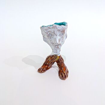 Sculpture titled "Fulfo" by Jannes Van Arkel, Original Artwork, Clay