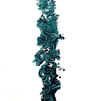 Peinture intitulée "Ecriture sur papier…" par Ludovic Pessin, Œuvre d'art originale, Acrylique