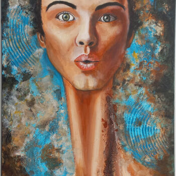 Painting titled "étonnant et alors" by The Papart, Original Artwork, Acrylic