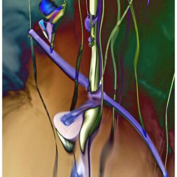 Photography titled "Reflets marins Norm…" by Daniel Gautier, Original Artwork, Aluminium