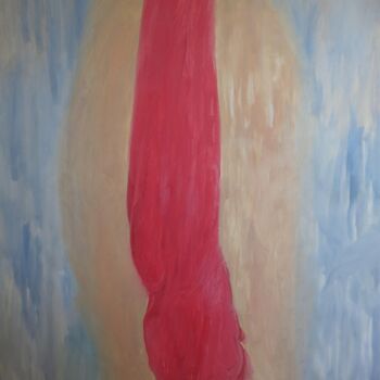 Painting titled "CHANCE" by Estrada Tamargo, Original Artwork, Fabric