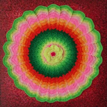 Textile Art titled "sans titre" by Mingming, Original Artwork, Textile fiber