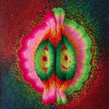 Textile Art titled "sans titre" by Mingming, Original Artwork, Textile fiber