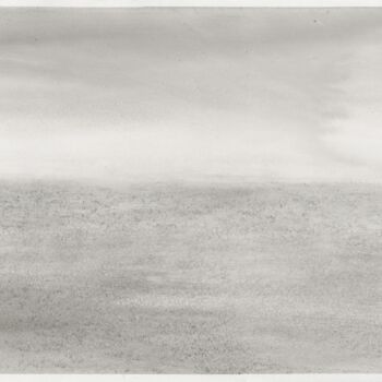 Drawing titled "Horizon, mer, ciel…" by Yann Bagot, Original Artwork, Ink