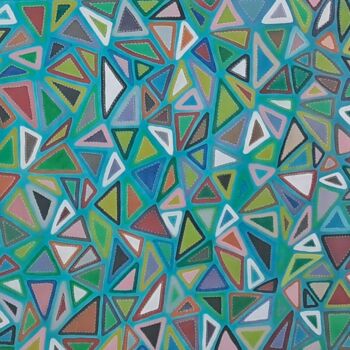 Peinture intitulée "Trio" par Aima, Œuvre d'art originale, Acrylique