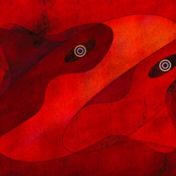 Painting titled "Les Dessous De La M…" by Lenatee, Original Artwork, Analog Print
