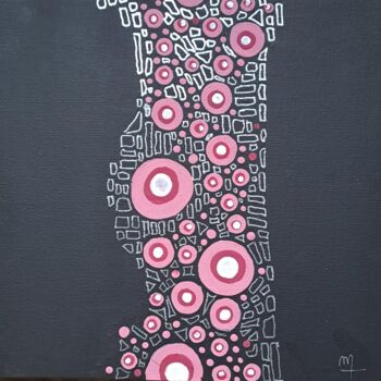 Peinture intitulée "Hypersensibilité" par Aima, Œuvre d'art originale, Acrylique