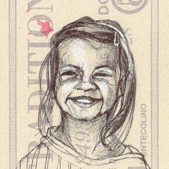 Drawing titled "Photomaton04" by Laurence  Ory, Original Artwork, Paper