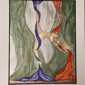 Drawing titled "11 Liberte N°1" by Sp, Original Artwork, Ink
