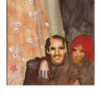 Painting titled "Instantgram49" by Laurence  Ory, Original Artwork, Cardboard