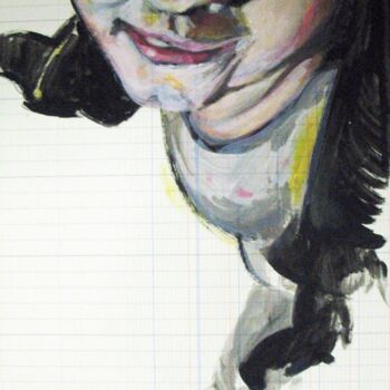 Painting titled "Là où tu vas" by Laurence  Ory, Original Artwork, Acrylic