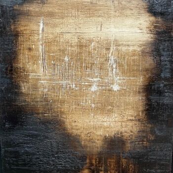 Painting titled "Vulcain " by Laurent Bibas , Original Artwork, Oil