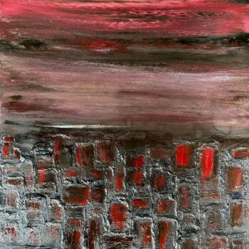 Peinture intitulée "Pour qu'un ciel fla…" par Laurent Bibas , Œuvre d'art originale, Huile