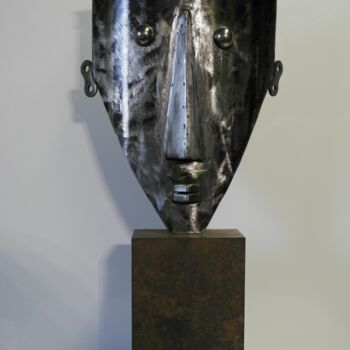 Sculpture titled "EMPEREUR AURELIEN " by Byludo, Original Artwork, Stainless Steel