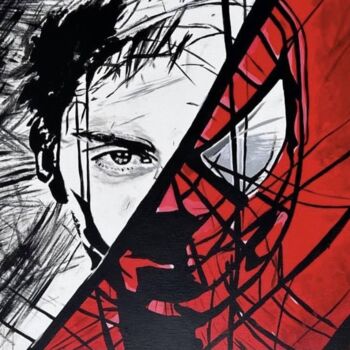 Painting titled "Spider-Man Univers…" by Zoulliart, Original Artwork, Acrylic