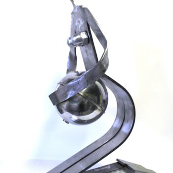 Sculpture titled "LUCINE" by Byludo, Original Artwork, Stainless Steel