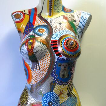 Painting titled "KATA TJUTA" by Byludo, Original Artwork, Resin