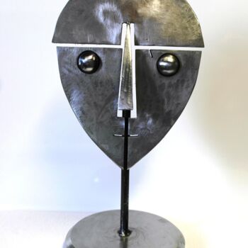 Sculpture titled "CELTE" by Byludo, Original Artwork, Stainless Steel