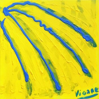 Peinture intitulée "Macronisme" par Vionne, Œuvre d'art originale, Acrylique