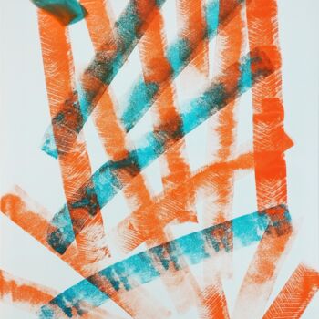 Painting titled "Da Vinci Move" by Vionne, Original Artwork, Acrylic Mounted on Wood Stretcher frame