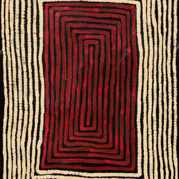 Painting titled "Ronnie Tjampitjimpa…" by Art Contemporain  Aborigène D'Australie, Original Artwork, Acrylic