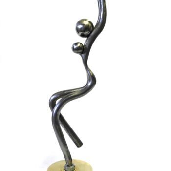 Sculpture titled "LE MODELE " by Byludo, Original Artwork, Metals