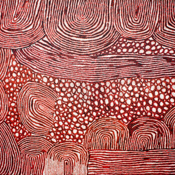 Painting titled "Walangkura NAPANANG…" by Art Contemporain  Aborigène D'Australie, Original Artwork, Acrylic