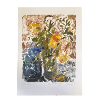 Printmaking titled "Sidonie Bilger - Va…" by Sidonie Bilger, Original Artwork, Engraving