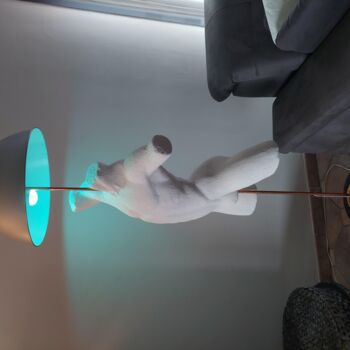 Sculpture titled "VISION" by Byludo, Original Artwork, Stainless Steel