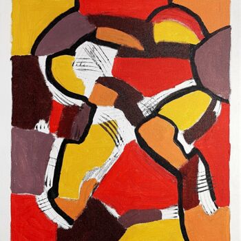 Painting titled "NRJ 2" by Jean Marc Bramy, Original Artwork, Acrylic