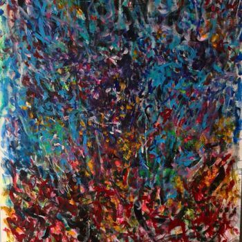 Painting titled "Rêveries 2" by Monica Dehaeze , Original Artwork, Acrylic